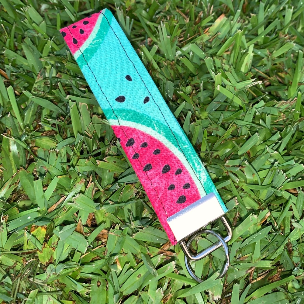Watermelon key fob keychain